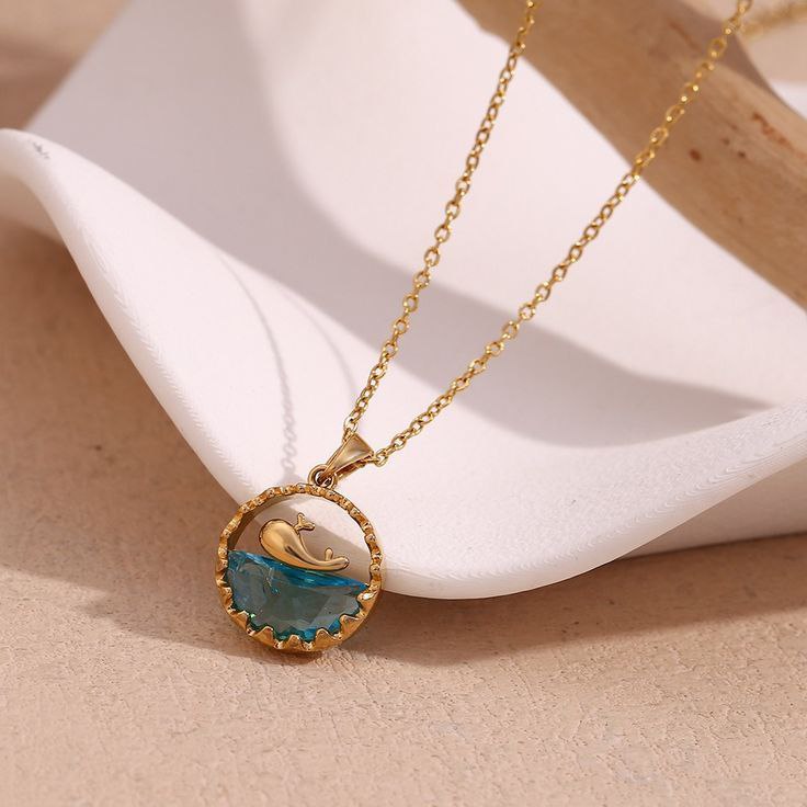 Ocean Whale Necklace