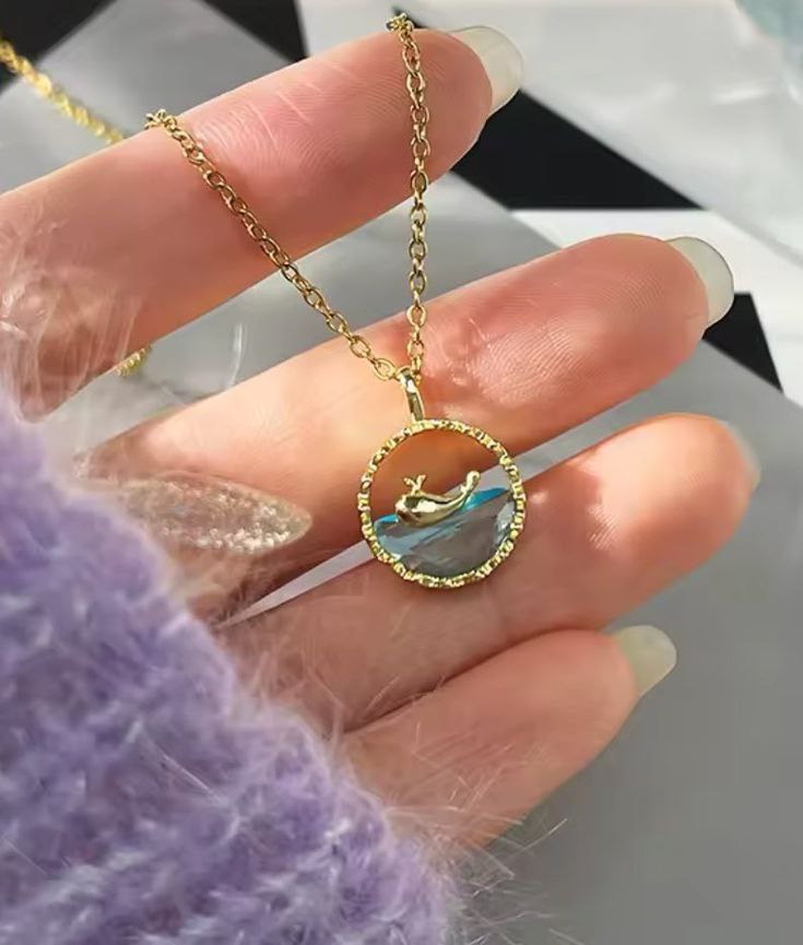 Ocean Whale Necklace