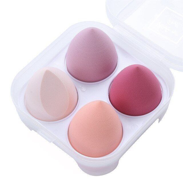 Makeup Beauty Blender Sponge With Box Set | 4Pcs