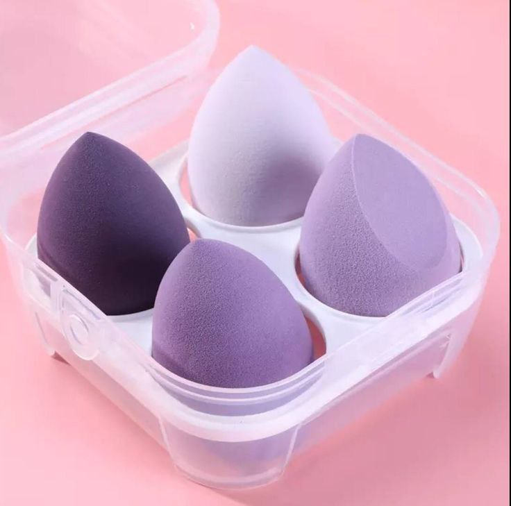 Makeup Beauty Blender Sponge With Box Set | 4Pcs