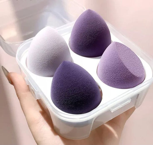 Makeup Beauty Blender Sponge With Box Set | 4Pcs